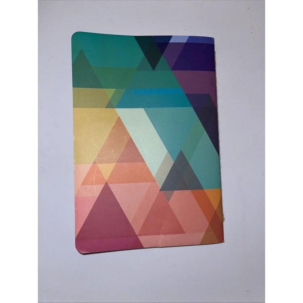 Erin Condren Budget Book 13 Month Planner Geometric Rainbow 8.5 in x 5.75 in